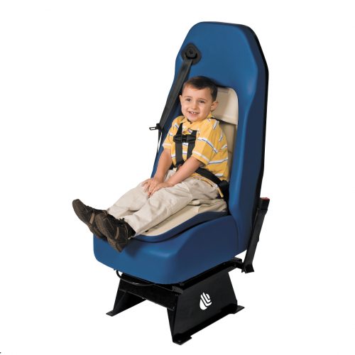 Patient Transportation Seat with Built in Child Harness